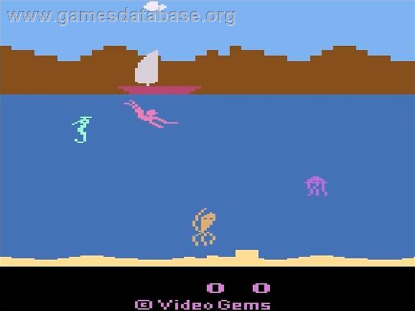 Treasure Below - Atari 2600 - Artwork - Title Screen