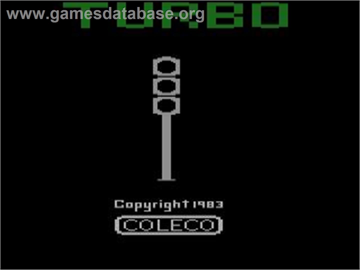 Turbo - Atari 2600 - Artwork - Title Screen