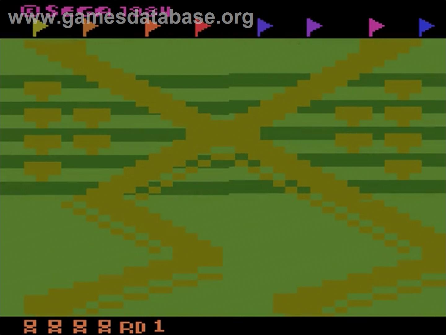 Up 'n Down - Atari 2600 - Artwork - Title Screen