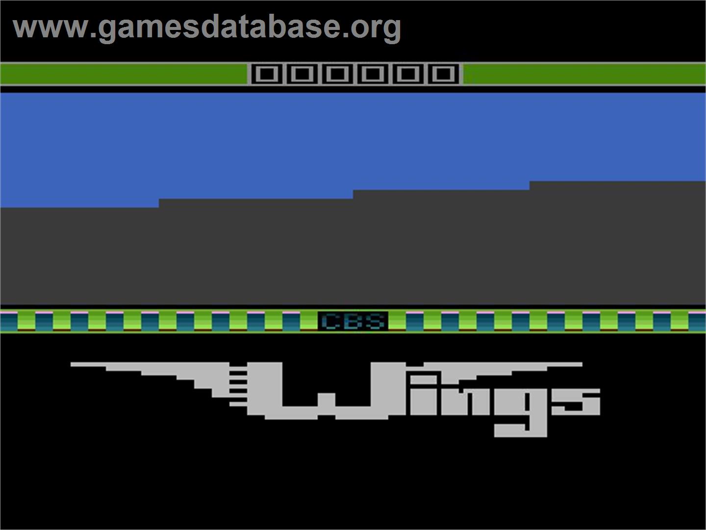 Wings - Atari 2600 - Artwork - Title Screen