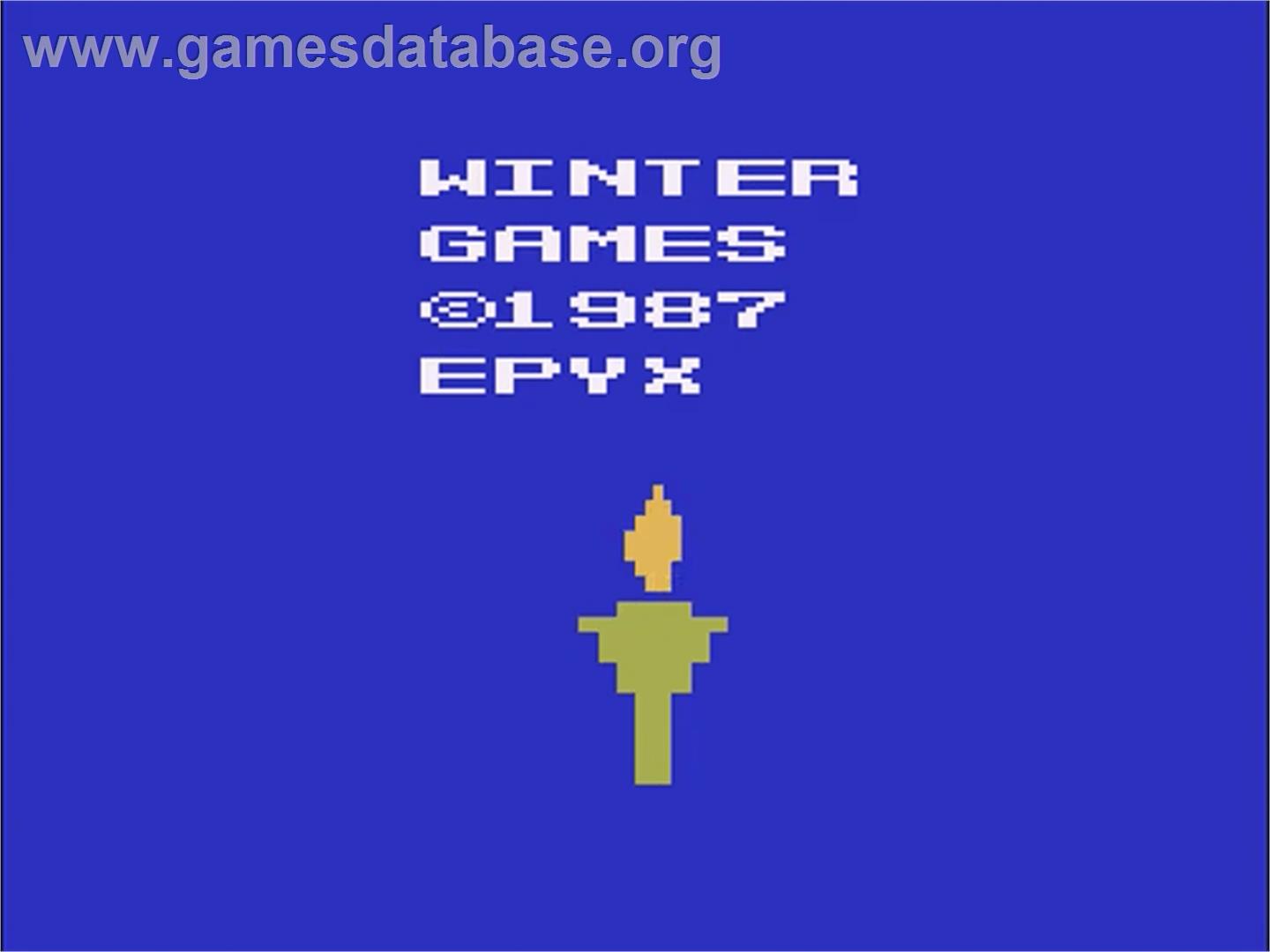 Winter Games - Atari 2600 - Artwork - Title Screen