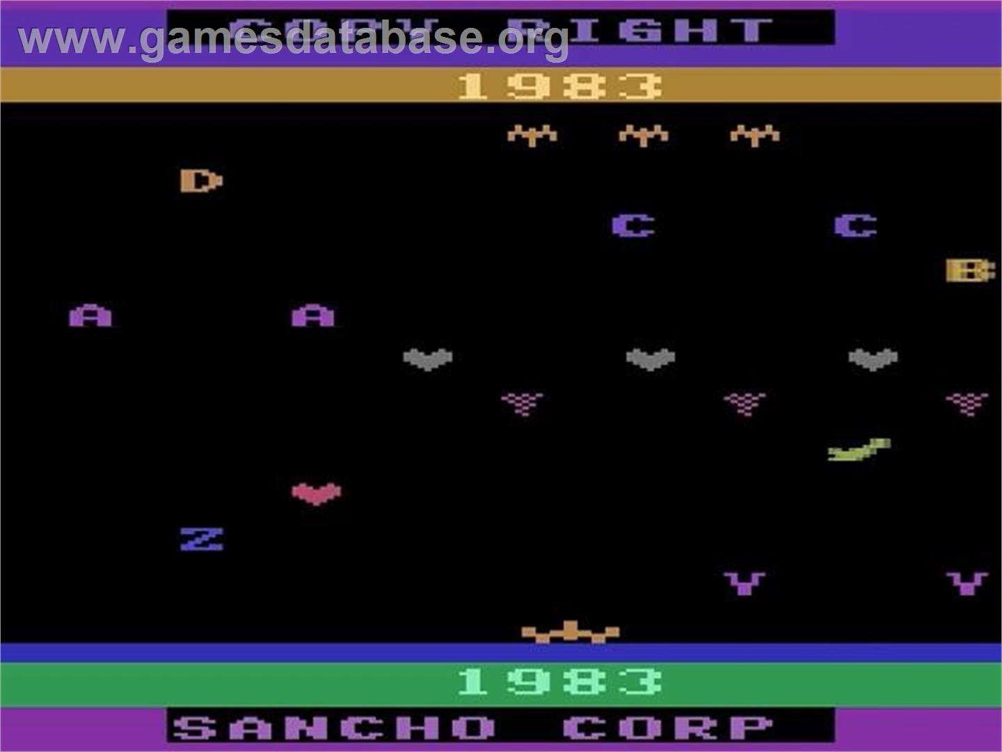 Words-attack - Atari 2600 - Artwork - Title Screen