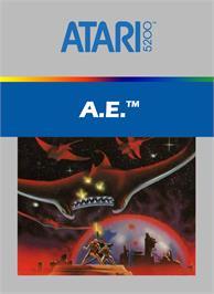 Box cover for A.E. on the Atari 5200.