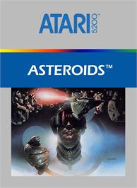 Box cover for Asteroids on the Atari 5200.