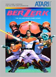 Box cover for Berzerk on the Atari 5200.
