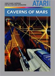 Box cover for Caverns Of Mars on the Atari 5200.