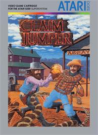 Box cover for Claim Jumper on the Atari 5200.
