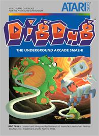 Box cover for Dig Dug on the Atari 5200.