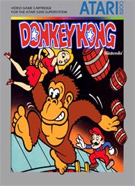 Box cover for Donkey Kong on the Atari 5200.