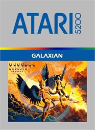 Box cover for Galaxian on the Atari 5200.