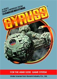 Box cover for Gyruss on the Atari 5200.