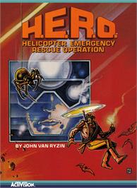 Box cover for H.E.R.O. - Helicopter Emergency Rescue Operation on the Atari 5200.