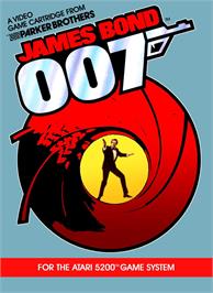 Box cover for James Bond 007 on the Atari 5200.