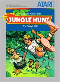 Box cover for Jungle Hunt on the Atari 5200.
