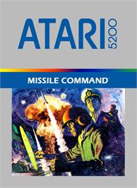 Box cover for Missile Command on the Atari 5200.