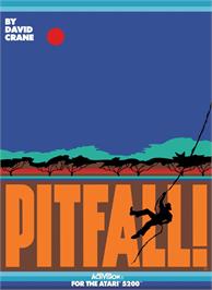 Box cover for Pitfall! on the Atari 5200.