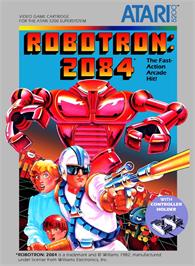 Box cover for Robotron on the Atari 5200.