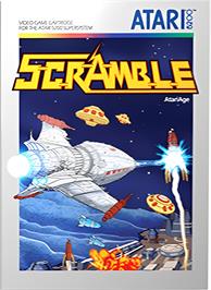 Box cover for Scramble on the Atari 5200.