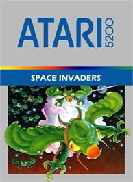 Box cover for Space Invaders on the Atari 5200.
