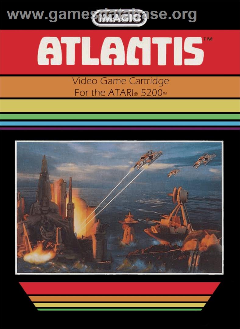 Atlantis (Atari 8bit conversion) - Atari 5200 - Artwork - Box