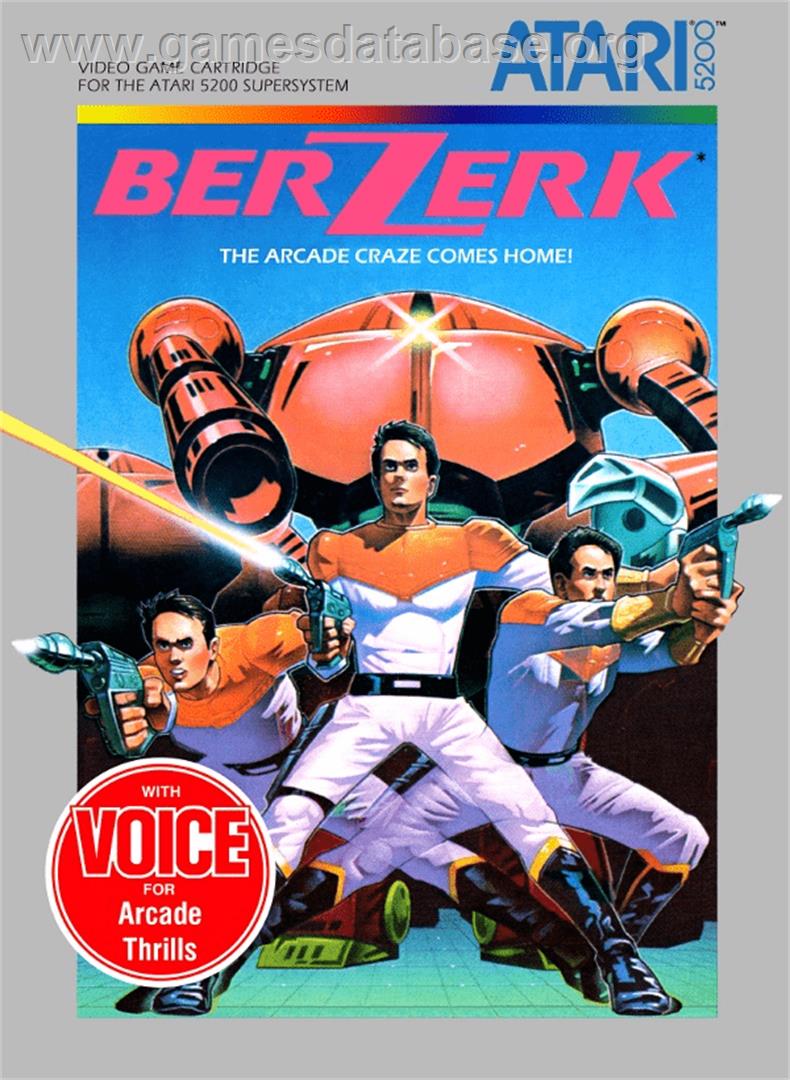 Berzerk - Atari 5200 - Artwork - Box