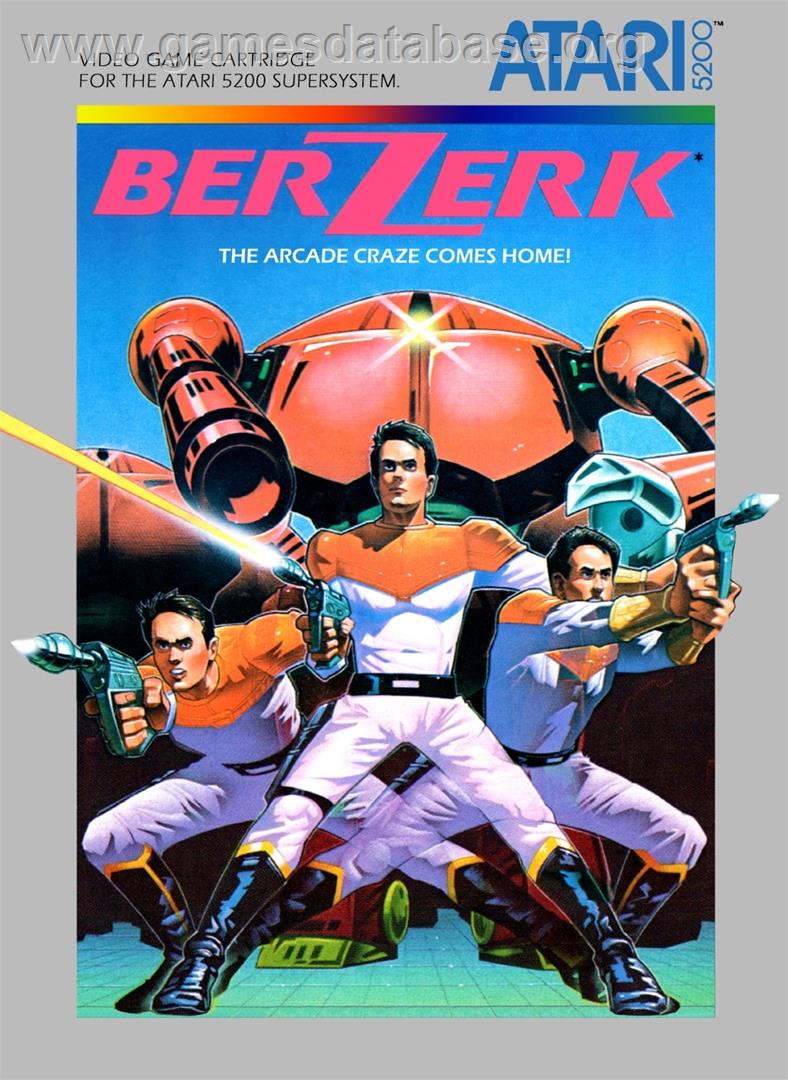 Berzerk - Atari 5200 - Artwork - Box