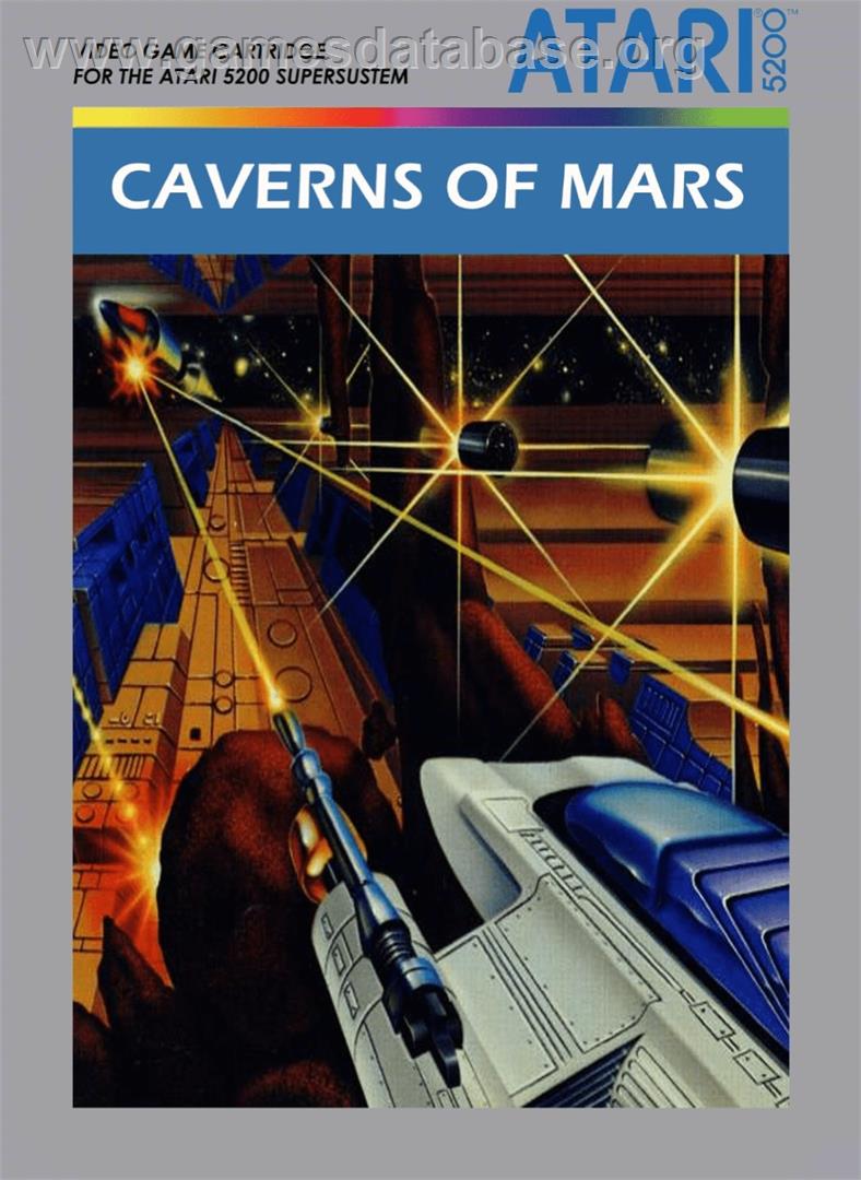 Caverns Of Mars - Atari 5200 - Artwork - Box