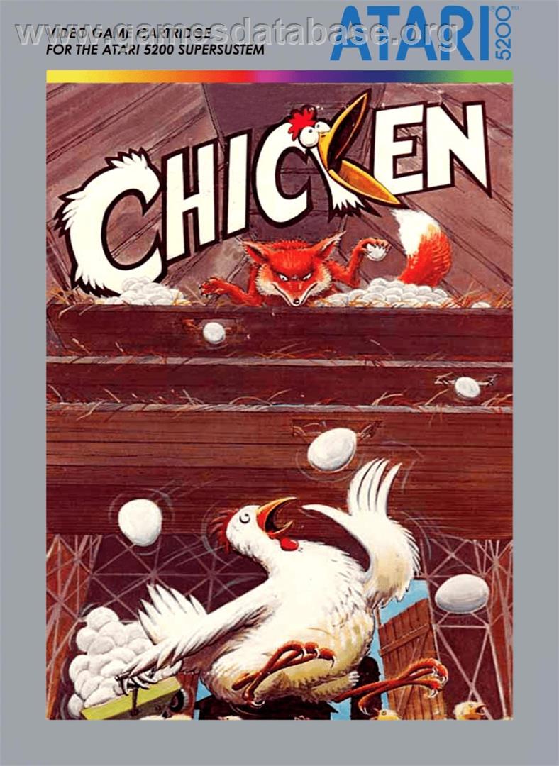 Chicken (Atari 8bit conversion) - Atari 5200 - Artwork - Box