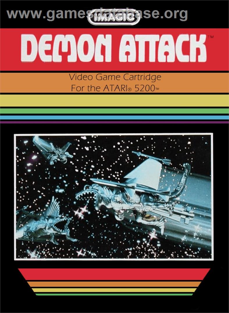 Demon Attack (Atari 8bit conversion) - Atari 5200 - Artwork - Box