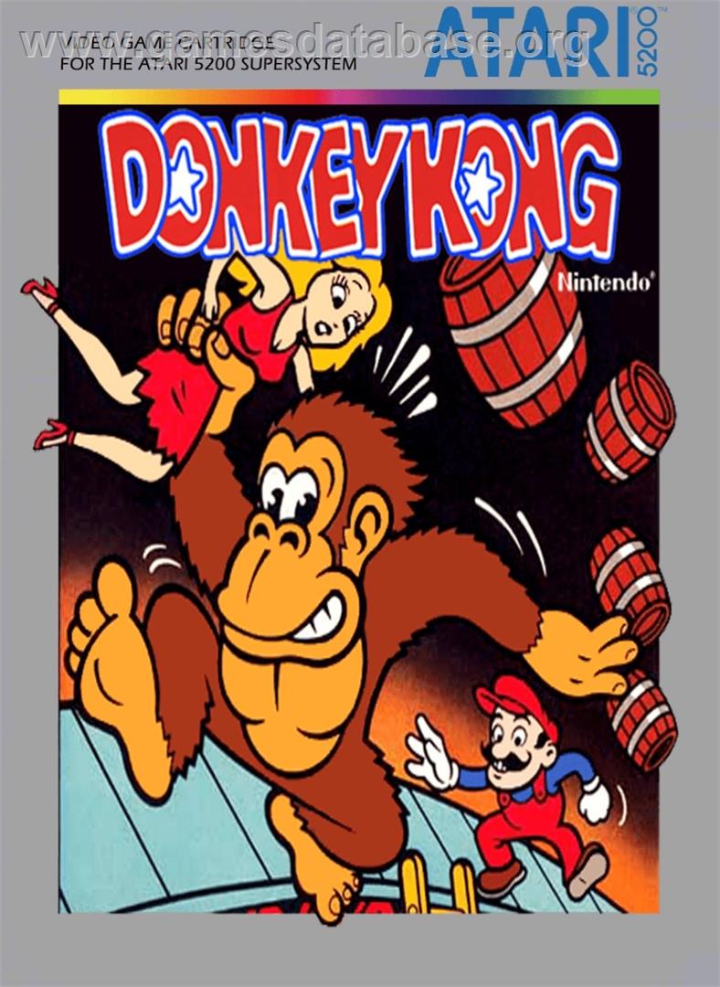 Donkey Kong - Atari 5200 - Artwork - Box