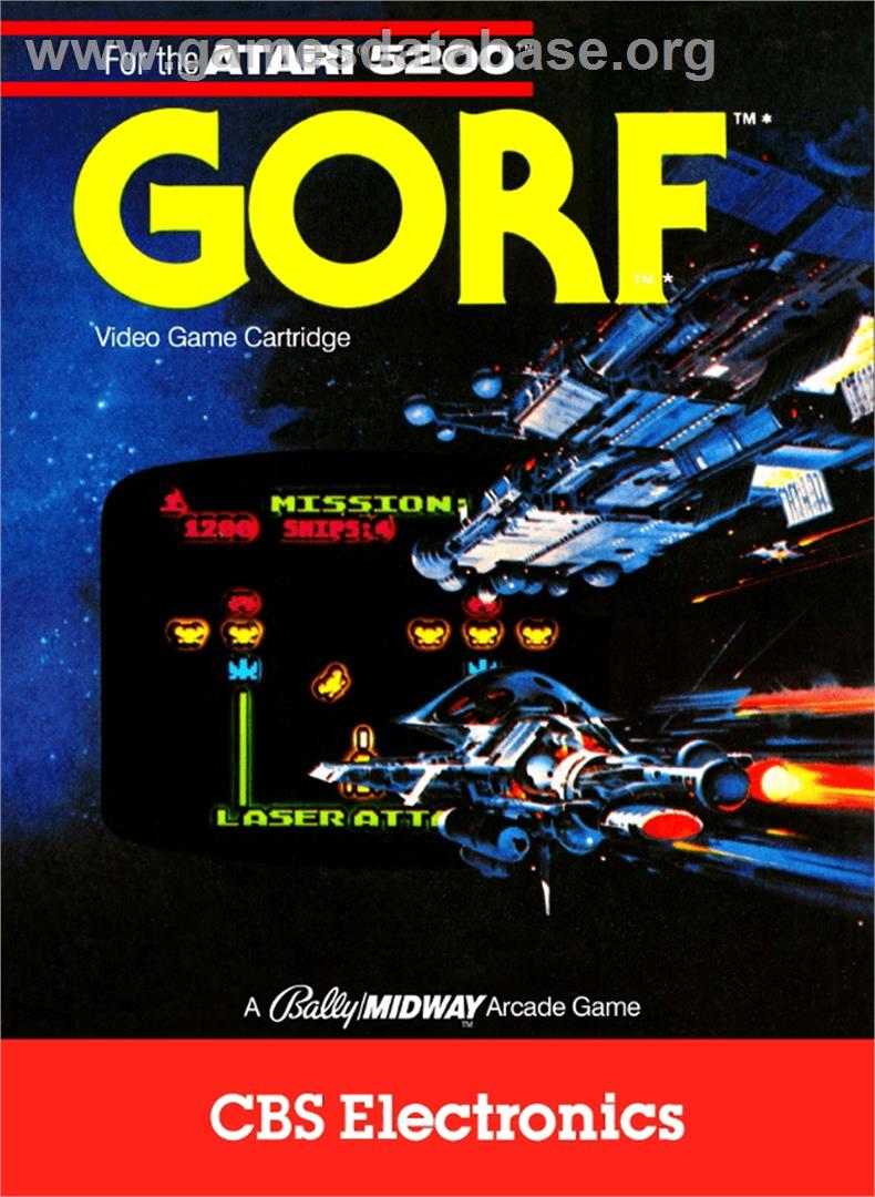 Gorf - Atari 5200 - Artwork - Box