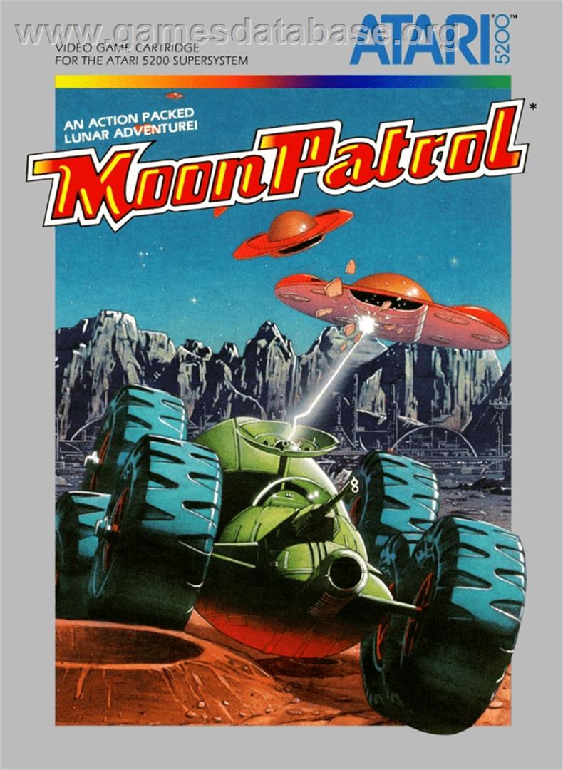 Moon Patrol - Atari 5200 - Artwork - Box