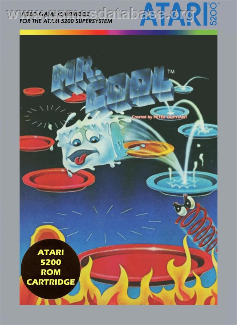 Mr. Cool (Atari 8bit conversion) - Atari 5200 - Artwork - Box
