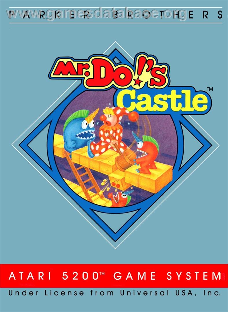 Mr. Do!'s Castle - Atari 5200 - Artwork - Box