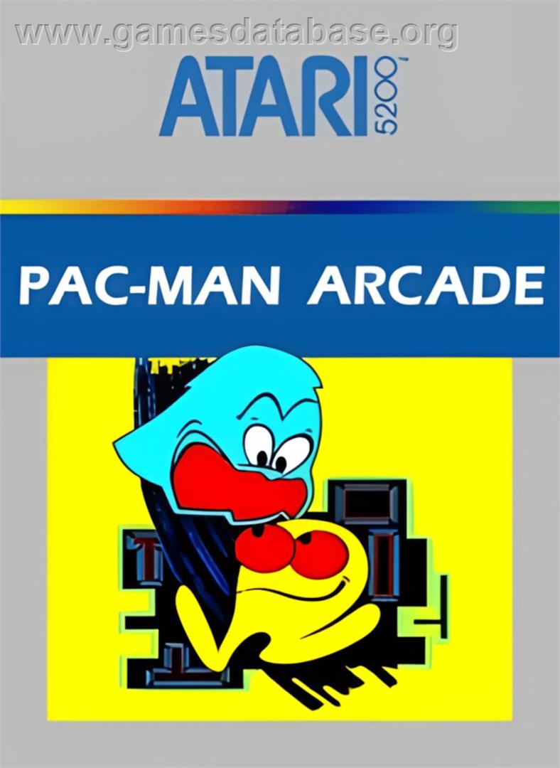 Pac-Man Arcade (Atari 8bit conversion) - Atari 5200 - Artwork - Box