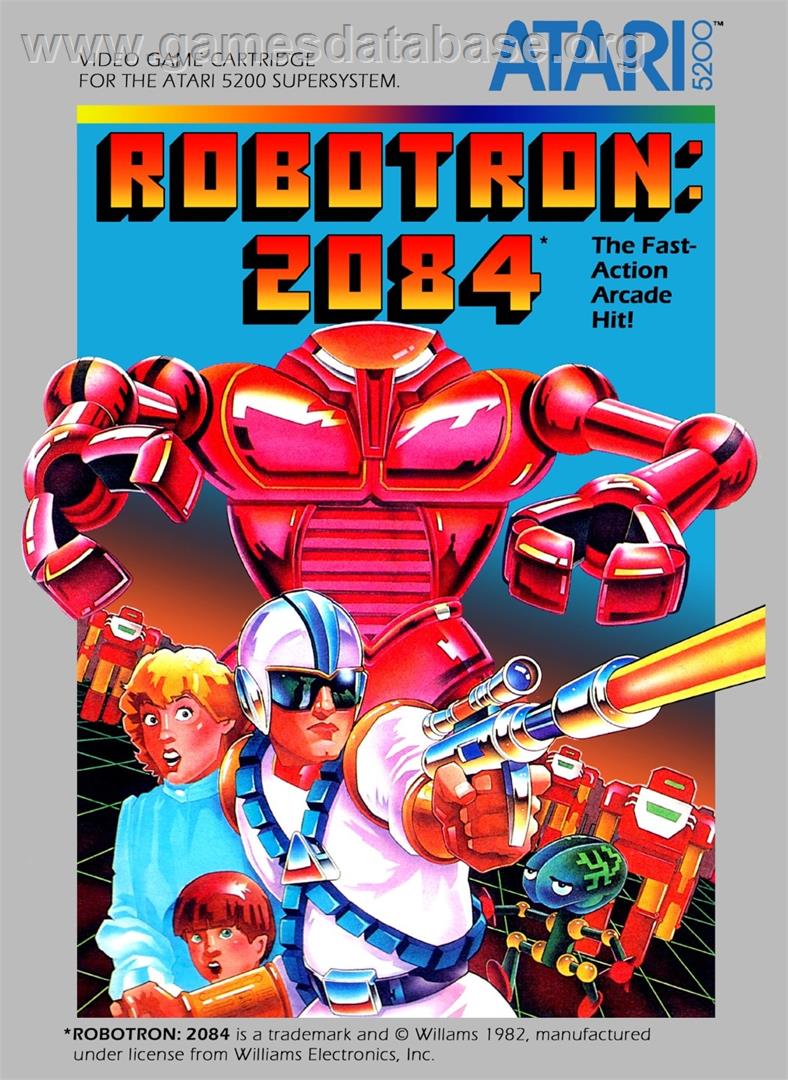 Robotron - 2084 - Atari 5200 - Artwork - Box