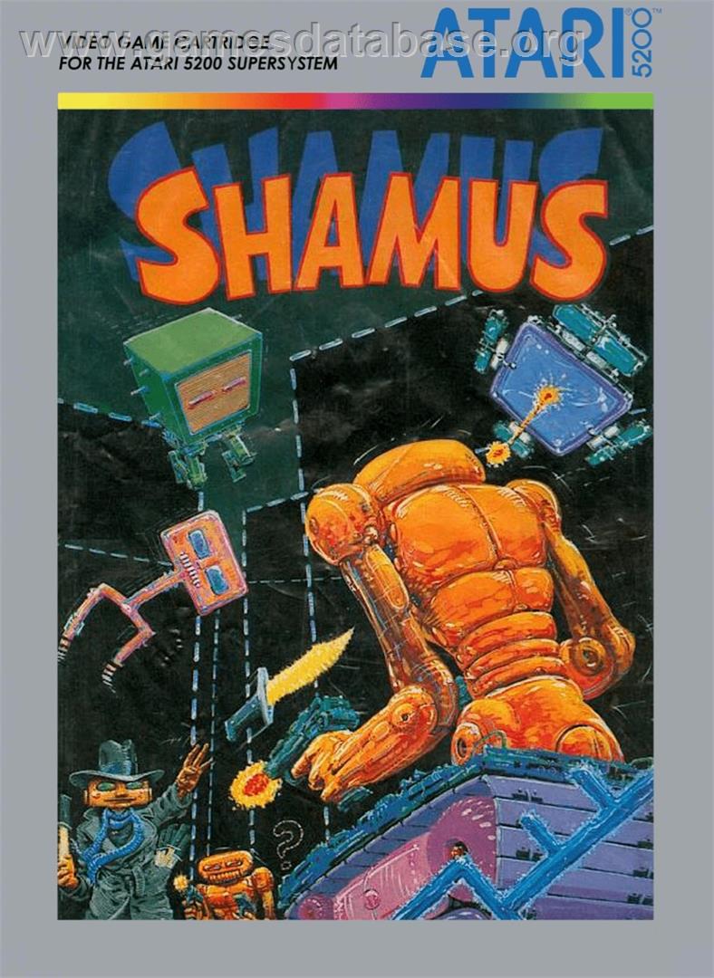 Shamus (Atari 8bit conversion) - Atari 5200 - Artwork - Box