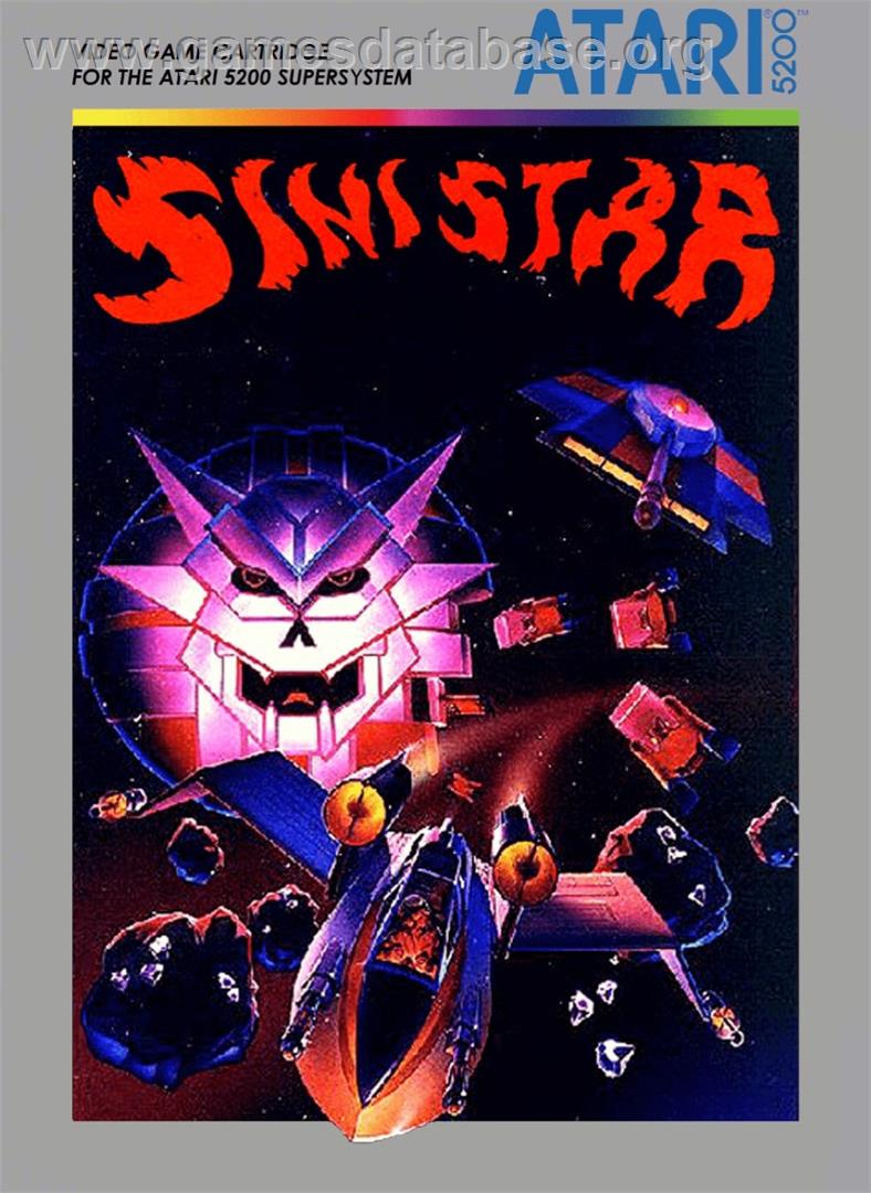 Sinistar (Atari 8bit conversion) - Atari 5200 - Artwork - Box