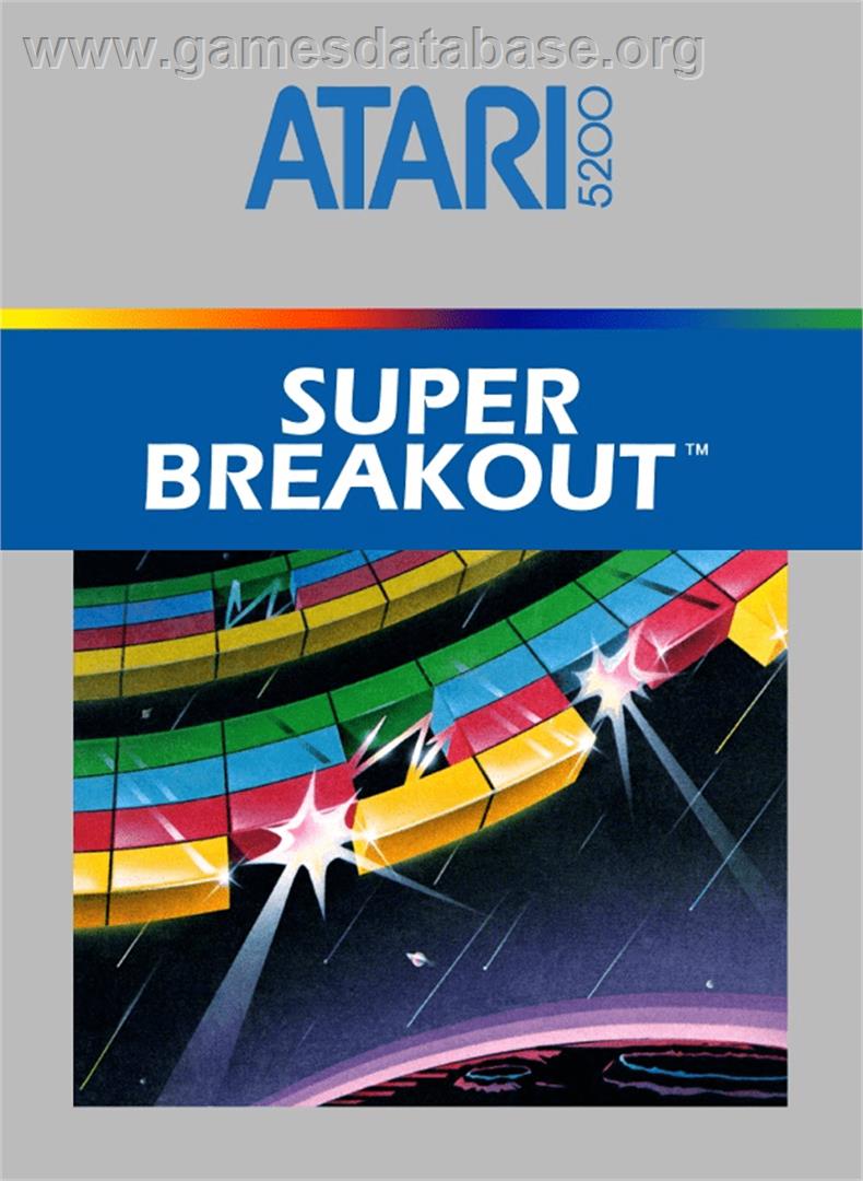 Super Breakout - Atari 5200 - Artwork - Box