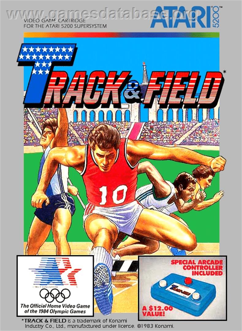 Track & Field - Atari 5200 - Artwork - Box