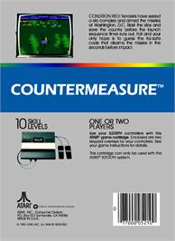 Box back cover for Countermeasure on the Atari 5200.