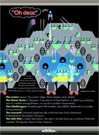 Box back cover for Dreadnaught Factor, The on the Atari 5200.
