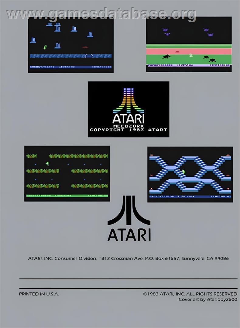 Meebzork (Prototype) - Atari 5200 - Artwork - Box Back
