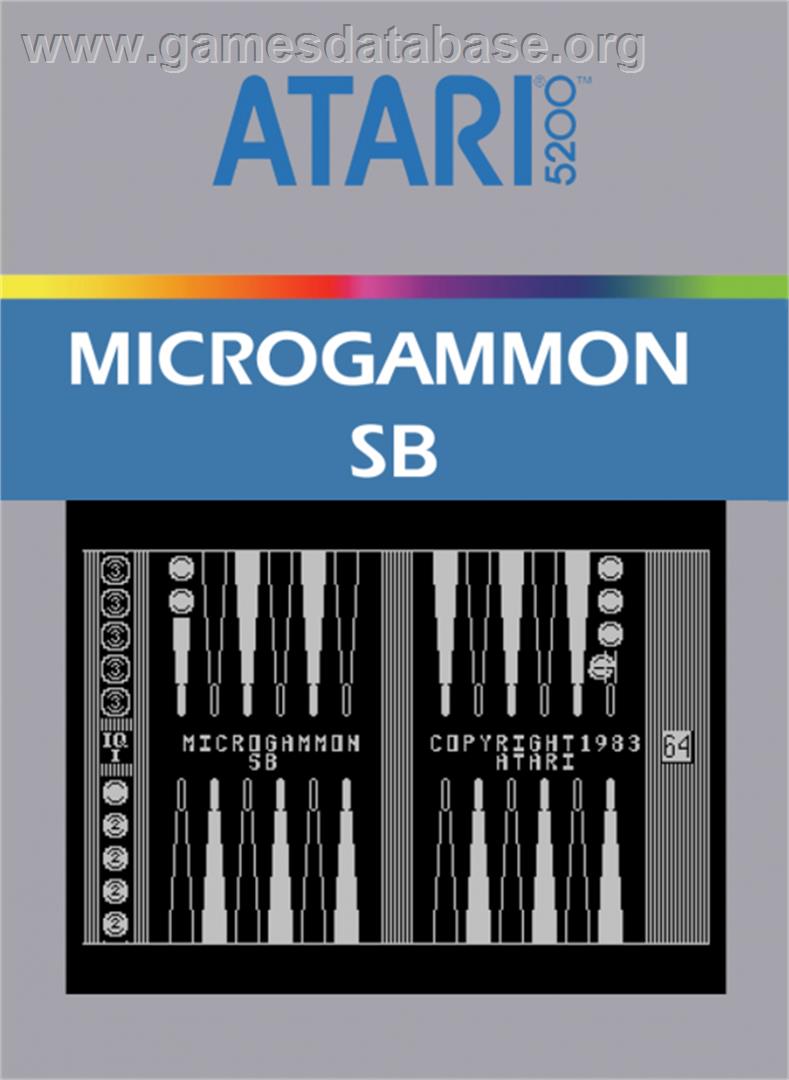 Microgammon SB - Atari 5200 - Artwork - Box Back