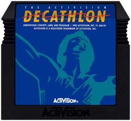Cartridge artwork for Activision Decathlon, The on the Atari 5200.