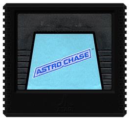Cartridge artwork for Astro Chase on the Atari 5200.