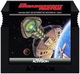Cartridge artwork for Dreadnaught Factor, The on the Atari 5200.