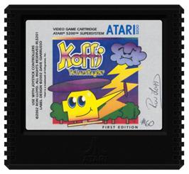 Cartridge artwork for Koffi: Yellow Kopter: Demo on the Atari 5200.