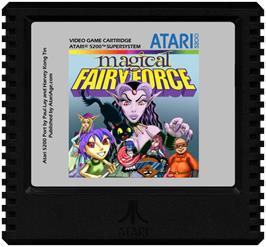 Cartridge artwork for Magical Fairy Force on the Atari 5200.