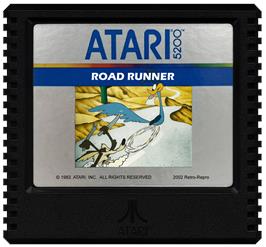 Cartridge artwork for Road Runner (Prototype) on the Atari 5200.